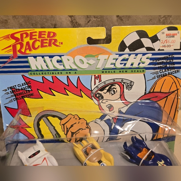 1994 Speed Racer Micro Techs Classic Speed Racer Mach V F1 Star - Picture 4 of 7